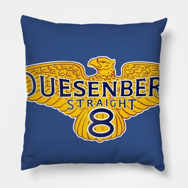 Duesenberg Pillow by MindsparkCreative