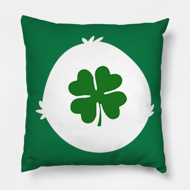 Lucky Clover Bear Pillow by LuisP96