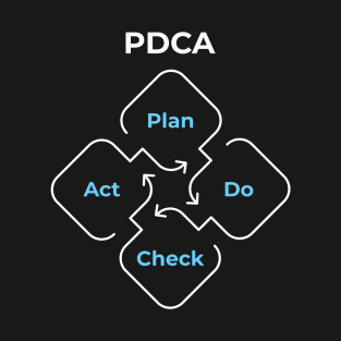 PDCA Plan Do Check Act T-Shirt