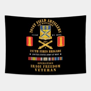 1st Battalion, 201st Artillery, 197th Fires Bde - Operation Iraqi Freedom Veteran X 300 Tapestry