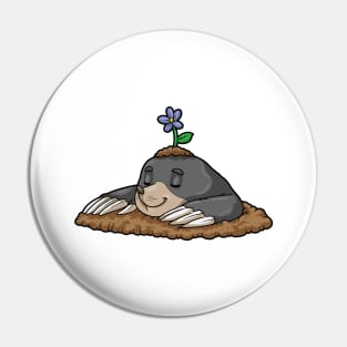 Mole at Sleeping on Molehills Pin