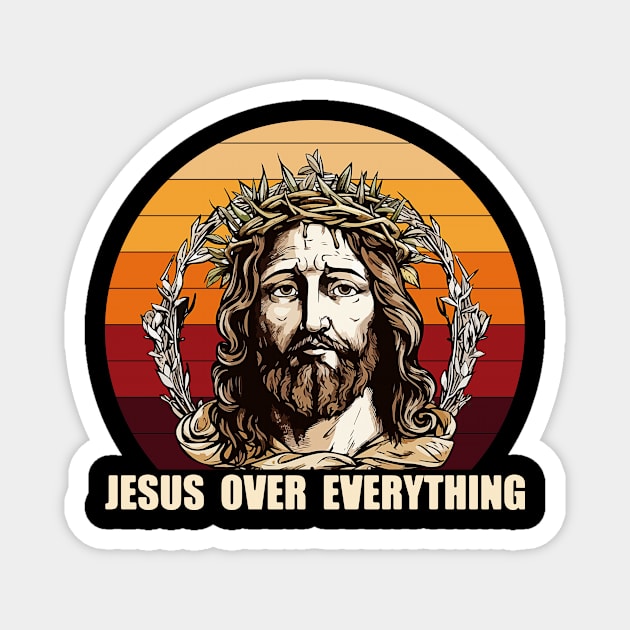 jesus over everything Magnet by wfmacawrub