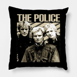 Roxannes Echo Embrace the Timeless Sound and Iconic Hits of The Polices New Wave Rock on a Stylish Tee Pillow