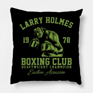 Boxing Club Larry Holmes Light Green Pillow