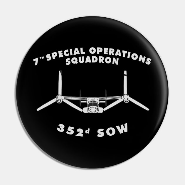 7th Special Operations Squadron 352d SOW V22 USAF Pin by DesignedForFlight