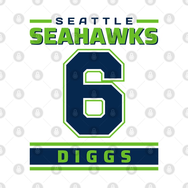 Seattle Seahawks Quandre Diggs 6 Edition 1 by ENTIN 