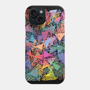 Interlaced Tentacled Triangles Phone Case