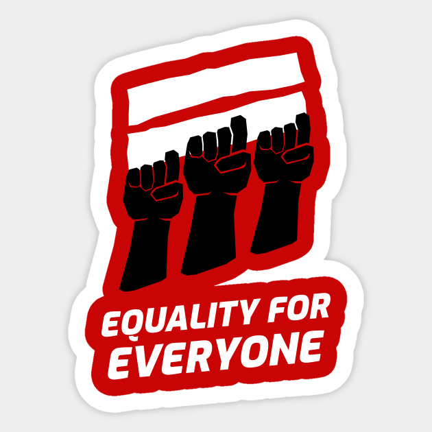 BLM red fist sticker