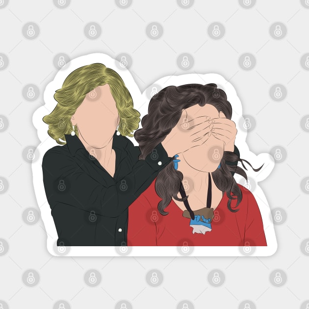 Grace and Frankie Magnet by LiLian-Kaff