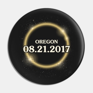 Solar Eclipse August 2017 Oregon Pin