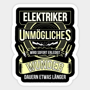 Elektriker Geschenk Stickers Teepublic