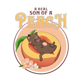 Cute Cat Is a Real Son of a Peach T-Shirt