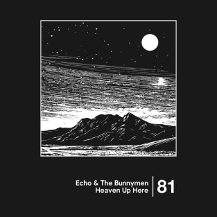 Echo & The Bunnymen - Minimalist Style Graphic Artwork T-Shirt