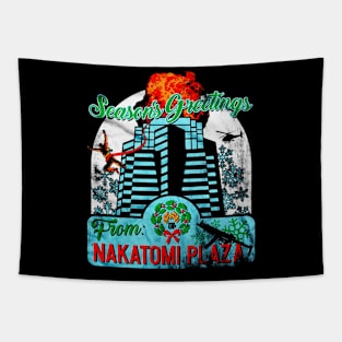 Season's Greetings From Nakatomi Plaza Tapestry