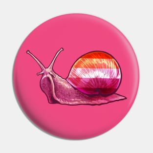 Lesbian Snail Pin