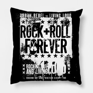 Rock and roll forever Pillow