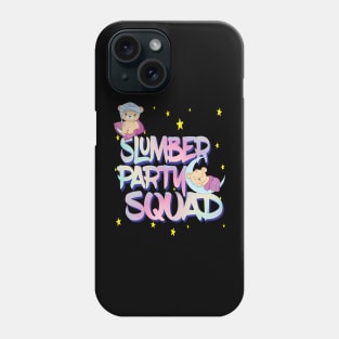 Ladies Girl Teddy Bear Sleepover Squad Birthday Phone Case