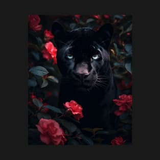 Floral Black Panther 2 T-Shirt