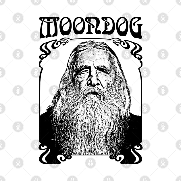 Moondog ∆∆∆ Vintage Look Fan Art Design by DankFutura