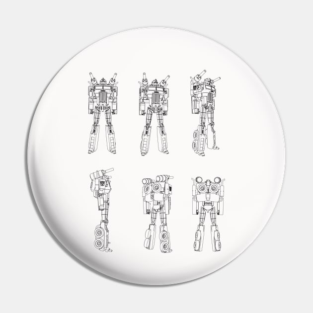 Robote Pin by Wanda City