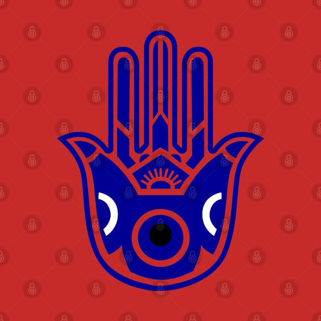 Hamsa with the Evil eye by holidaystore