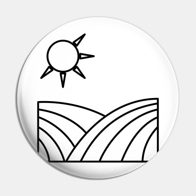 Sunny Vineyard Pin by SWON Design