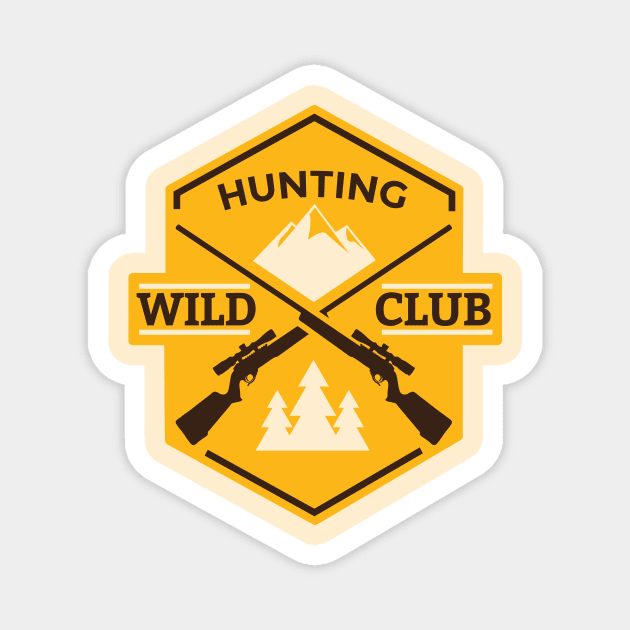 Hunting Club Magnet by LR_Collections