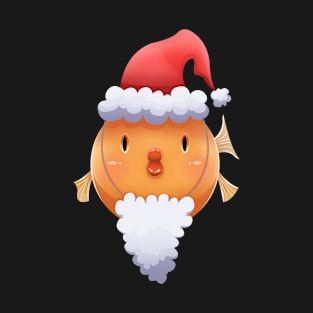 Cute Santa goldfish T-Shirt