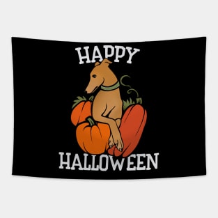 Halloween Greyhound Tapestry