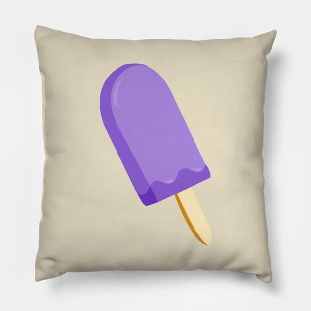 Grape Popsicle Pillow by traditionation