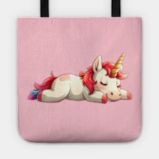 Sleepy Unicorn Tote