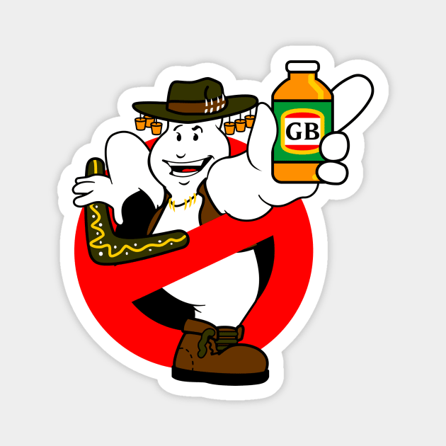 GB: Australia Bogan (Ghost Bitters) Magnet by BtnkDRMS