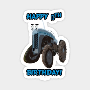 Happy 12th birthday tractor design Magnet