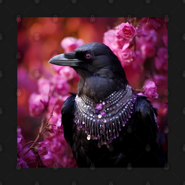 Jewelled Raven In Nature by Enchanted Reverie