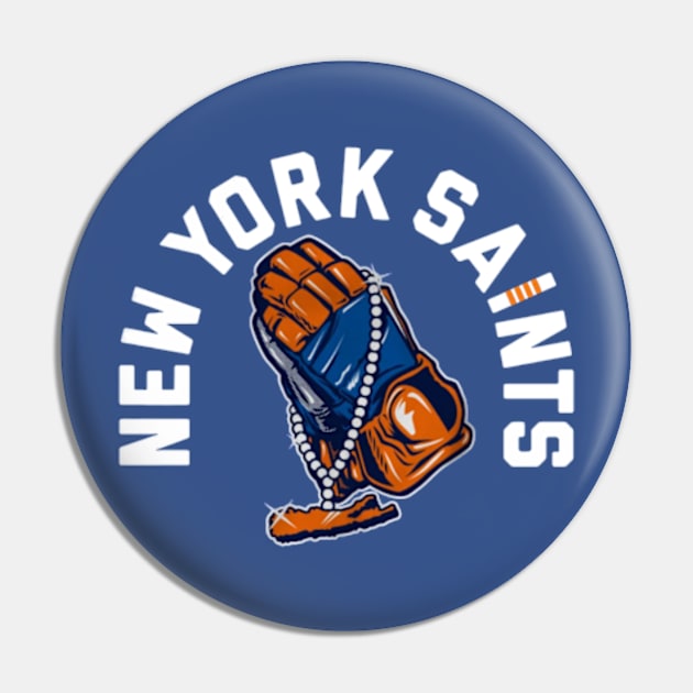 New York Saints - Gloves Pin by jordan5L