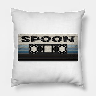 Spoon Mix Tape Pillow