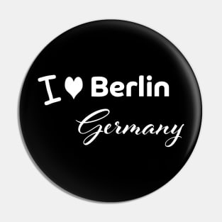 I love Berlin Germany Pin