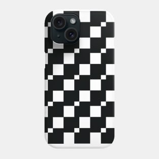 Black and White Midcentury Modern Checkerboard Phone Case