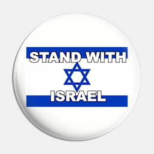 Stand With Israel Pin