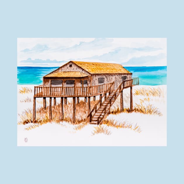 The Old Beach House by Matt Starr Fine Art