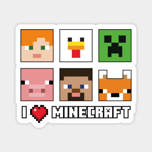 minecraft: love Magnet