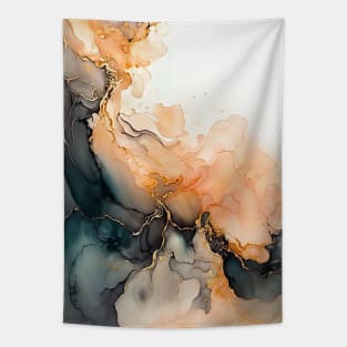 Spring Sunshine - Abstract Alcohol Ink Art Tapestry