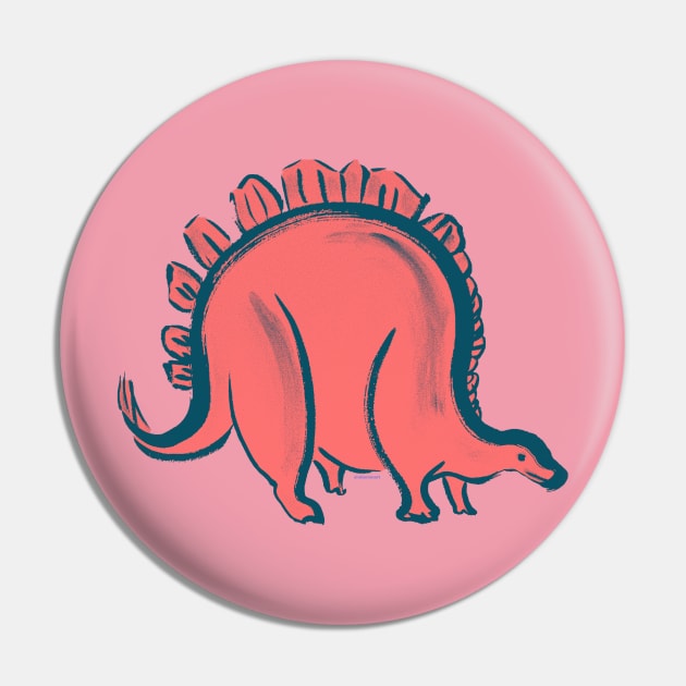 Stegosaurus Pin by miacomart