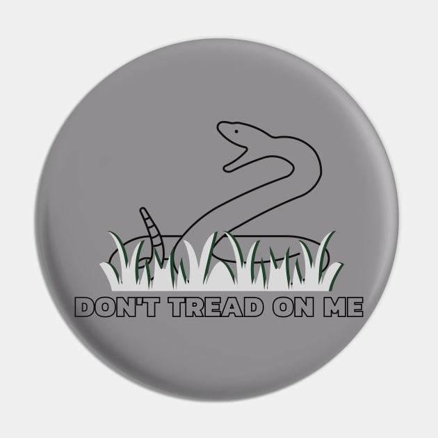 Don't Tread On Me Pin by pmeekukkuk