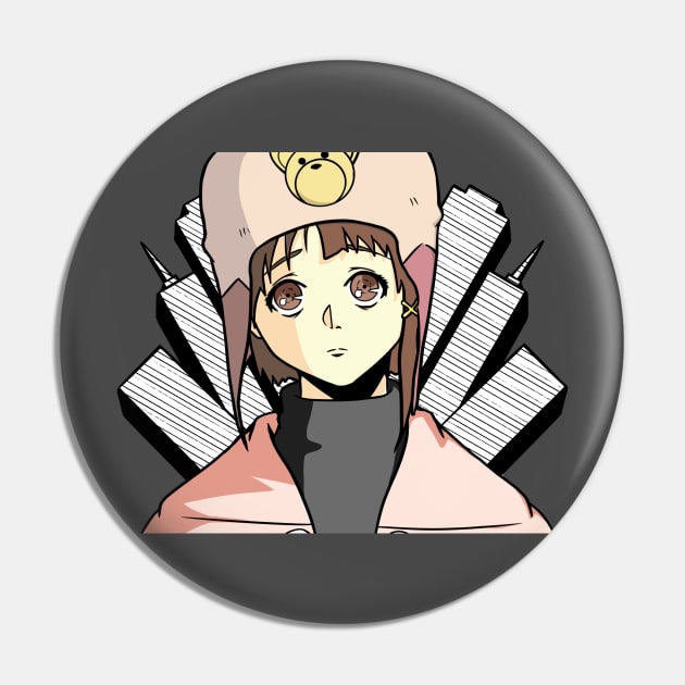 Serial Experiments; Lain Pin by gottyjArt