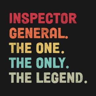 Inspector General - The One - The Legend - Design T-Shirt