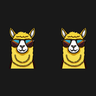 Llama Swagger: Bling and Shades T-Shirt