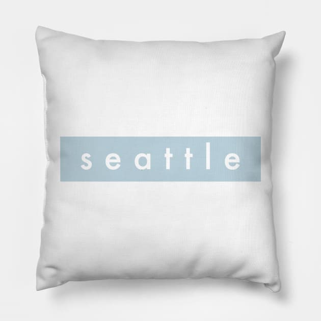 SEATTLE Pillow by weloveart