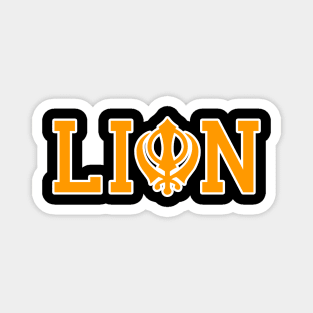 Lion Khanda Magnet