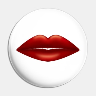 Red Lips Pin